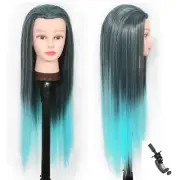 Mannequin Head Model with Long Synthetic Hair, Manikin Head Styling Hairdresser