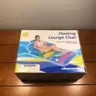 ClearWater Swimming Pool Float Lounge Chair Back and Arm Rests 58" x 33" NIB