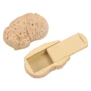 Fake Rock Hidden Key Box, Hide a Spare Key Outdoor Waterproof Key Hider, Khaki