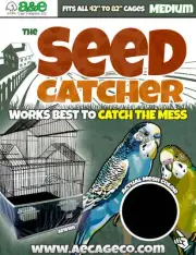 A&E Medium Seed Catcher 42" to 82" (8" high) Mess Free Cage Net Seed Catcher