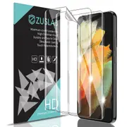 [3 Pack] ZUSLAB Galaxy S22 Screen Protector Flexible TPU HD Clear Film Self Healing for Samsung