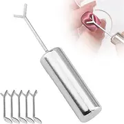 Heart Magnet for Cat Eye Gel Polish, 5 Pack Heart Cat Eye Magnet for Nails, heart magnet for nails, tMagnet Sticks with Y-Shaped Guide for Nails, DIY Manicure Kit (1pc+5pcs Y-shaped uide)