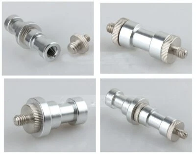 5In1 1/4 to 3/8 Male to Female Adapter Screw For Tripod Ball Head Monopod Flash