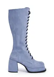 [dELiA*s by Dolls Kill] Vintage Vibes Knee High Boots - Light Blue