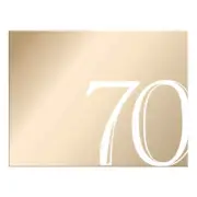 70th Rose Gold Guest Signing Book With Gold Text Birthday Keepsake 23x18cm