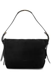 Isabel Marant Leyden Suede Shoulder bag - Black ONE SIZE