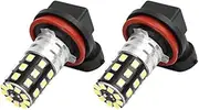 XYWHPGV 2pcs H8 White 2835 SMD 33 LEDs Fog Driving Light Car H9 Daytime Running Lamp Bulb 1.4W(67a81 26f84 c9d52 7050b 593bf b1751