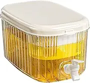 Water Dispenser Jug - Fridge Water Dispenser with Tap, Fruit Infusing Container | Household Juices Kettle, Cold Water Kettle with Faucet Filter for Cocktails Juices Fruit Tea