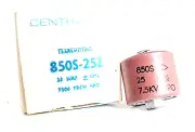 NOS CentraLab 850S-25Z Doorknob Transmitting Capacitor 25pf 7500 VDCW NPO +/-10%