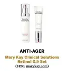 Mary Kay Clinical Solutions™ Retinol 0.5 Set+Calm Restore Facial Milk Set