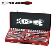 Sidchrome 35 piece 1/2" Drive Metric & AF Socket and Spanner Set SCMT10184
