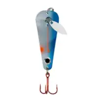 Northland Tackle Thumper Spoon 1/4 oz - Blue Racecar - #6 Treble Hook