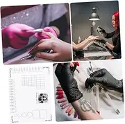 Vaguelly Nails Silicone Mat for Nail Art Stamping Flexible Manicure Pad with Ruler for Easy Cleanup Coloring Decals Table Protector
