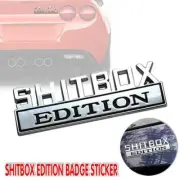 Shitbox Edition Badge Sticker ute 4x4 window bumper funny car decal - AU Stock