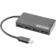 HUB3C4 USB-C Hub With 4 USB-a Sockets Type C Fast Speed USB 3.0 Connection USB-C HUB WITH 4 USB a