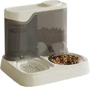Automatic Dog Feeder - Cat Food Dispenser Automatic | Pet Food and Water Dispenser | 2-in-1 Feeding Dispenser Fish Feeder for Travel, Multi-pet Households, Vacation, Apartment