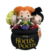 Disney Hocus Pocus Halloween Sanderson Sisters Cauldron Plush Greeter NWT