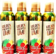 Bath Body Works GOLDEN PINEAPPLE LUAU Foaming Shower Gel, Cans, 4.4 oz,, NEW x 4