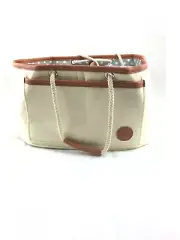 Baby Diaper Caddy Organizer Holder Felt Cloth Bag Essentials Storage Bins Beige