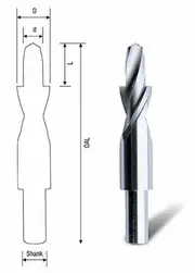 Bordo 3871-6.0 - Counterbore Drill M6 11mm Dia