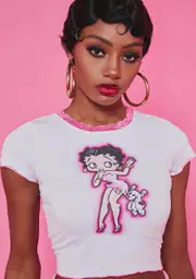 [Dolls Kill x Betty Boop] Oopsie Betty Baby Tee