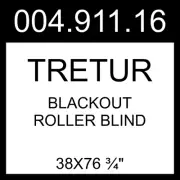 IKEA TRETUR Blackout Roller Blind White 38x76 ¾" 004.911.16