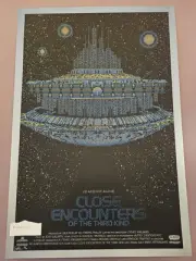Close Encounters Of The Third Kind Official Mondo Poster Metallic Todd Slater