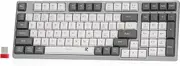 Redragon BK7114 Low-Profile Computer Keyboard, 98 Keys Slim Office PC Scissors Mechanism Keyboard with 2.4G BT Wireless Connection, Tactile Quiet Keystroke, Mixed Colours Keycaps