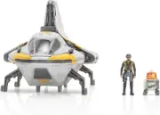 Micro Galaxy Squadron Phantom II - 5-Inch Vehicle with Two 1-Inch Micro Figure A