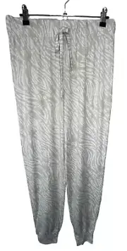 NWT Harlow&Rose Green And White Abstract Patterned Lounge/Pajama Pants