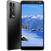 Fruushop 5.8-inch Curved Screen Smartphone Android 10.0 1080P HD Camera1GB + 8GB Support 2 SIM Card And 128G Card Black