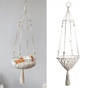 Cat Hammock Pet Nest Boho Home Decor Handmade Weave Macrame Accessories House