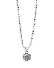 Lagos Sterling Silver & 18K Yellow Gold Love Knot Pendant Necklace, 18