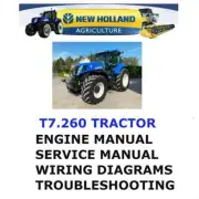 NEW HOLLAND T7.260 TRACTOR MANUAL WORKSHOP REPAIR SERVICE ENGINE PDF