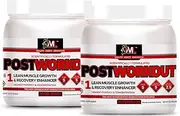 Advanced Molecular Labs - Postworkout Powders, Lean Muscle Growth, Recovery Enhancer, Mixed Berry and Watermelon, 12.3 and 12.3 oz (2-Pack)