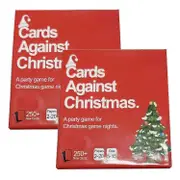 1Sets Cards Against Christmas Board Game with 250+ Question Cards Kids Adults Friends Family