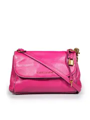 Pink Leather The Boho Grind Medium Crossbody Bag