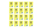 20x Spirax 121 Binder Book A4 8mm Ruled 96 Pages School Paper Notebook Yellow