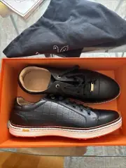 royal albatross Croco Golf Shoes 11 Black Crocodile