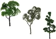 12cm Model Trees Forest Making Accessories HO Scale Train Railway Railroad Scenery Diorama or Layout, + Maple + Ash