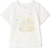 gelato pique(ジェラート ピケ) PBCT252493 OWHT Exclusive Baby Anniversary Pattern T-Shirt, OWHT, 80