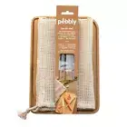 Pebbly Bamboo Cutting Board with Paring Knife and Vegetable Bag Chopping Board