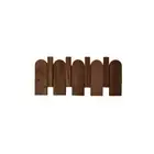 Wood Wall Mounted Coat Rack with Hidden Decorative Hook Clothes Hat Key7857