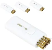 UPKOCH 4pcs Retractable Golf Club Brush: Golf Club Brush and Groove Cleaner - Retractable Cleaning Tools Wire Bristles Cleaning