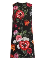 [Dolce & Gabbana] Dolce & Gabbana-Miniabito Stampa Fiori-Donna 44 IT