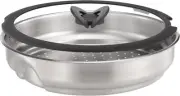 Tefal Ingenio Stainless Steel Steamer Insert 24cm with Glass Lid 26cm