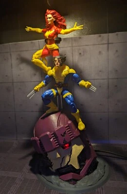 Marvel Legends Sentinel Head Display Stand WITH LED LIGHTING