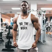 在飛比找ETMall東森購物網優惠-DO THE WORK GYM TANK TOP 網孔速干透