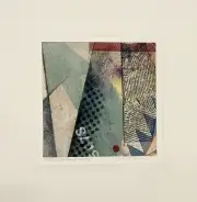 Arnold Iger, Signed Collage, “Affinity Balloon #17”