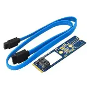 PCB+Metal M.2 to SATA Adapter M.2 KEY B-M SATA 7PIN Adapter For WinXP